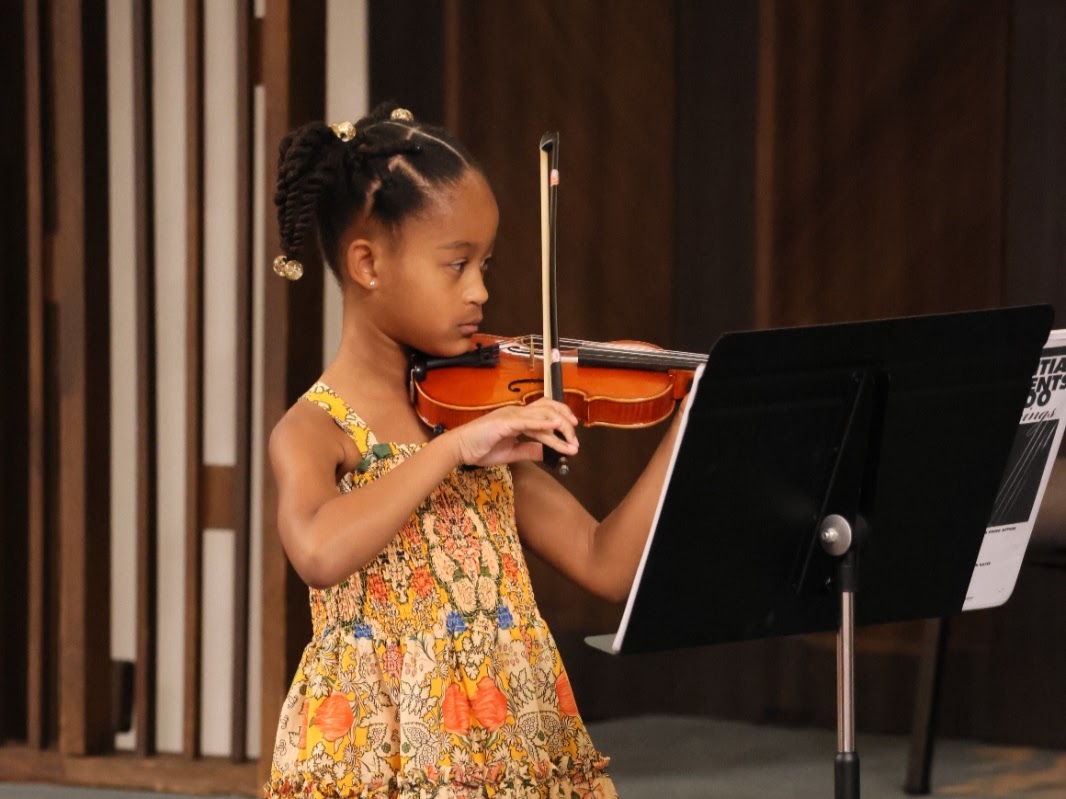 Recital room ready for performance